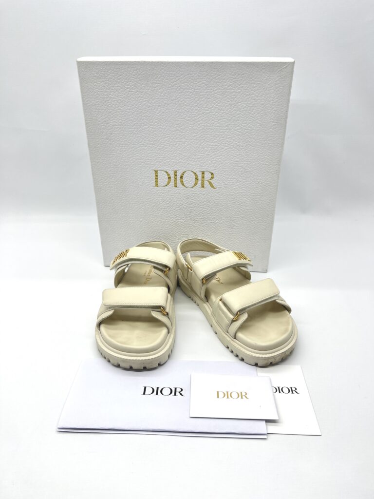Dior Dioract Sandal Off White