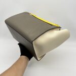 Celine Trapeze Medium Yellow Beige GHW