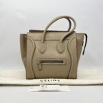 Celine Mini Luggage Taupe SHW