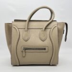 Celine Mini Luggage Taupe SHW