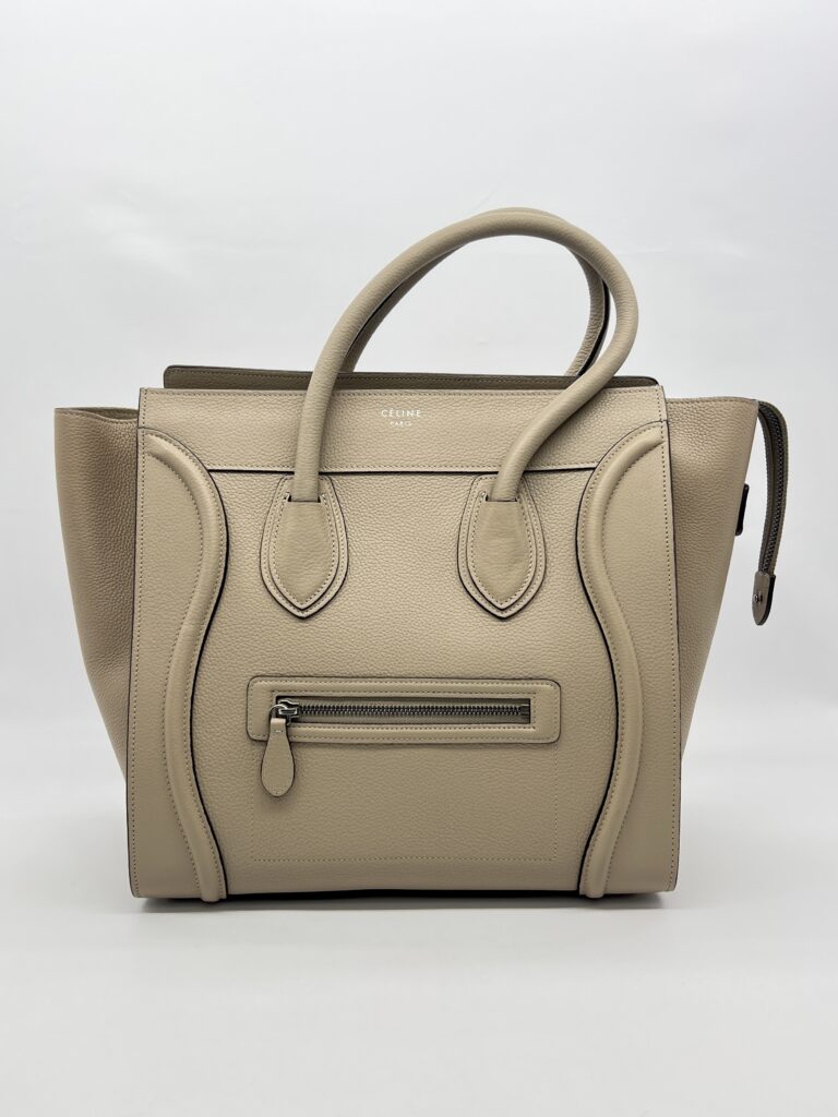 Celine Mini Luggage Taupe SHW