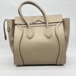 Celine Mini Luggage Taupe SHW