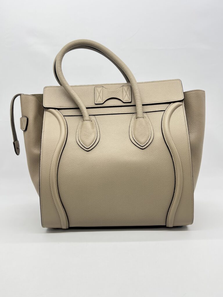Celine Mini Luggage Taupe SHW