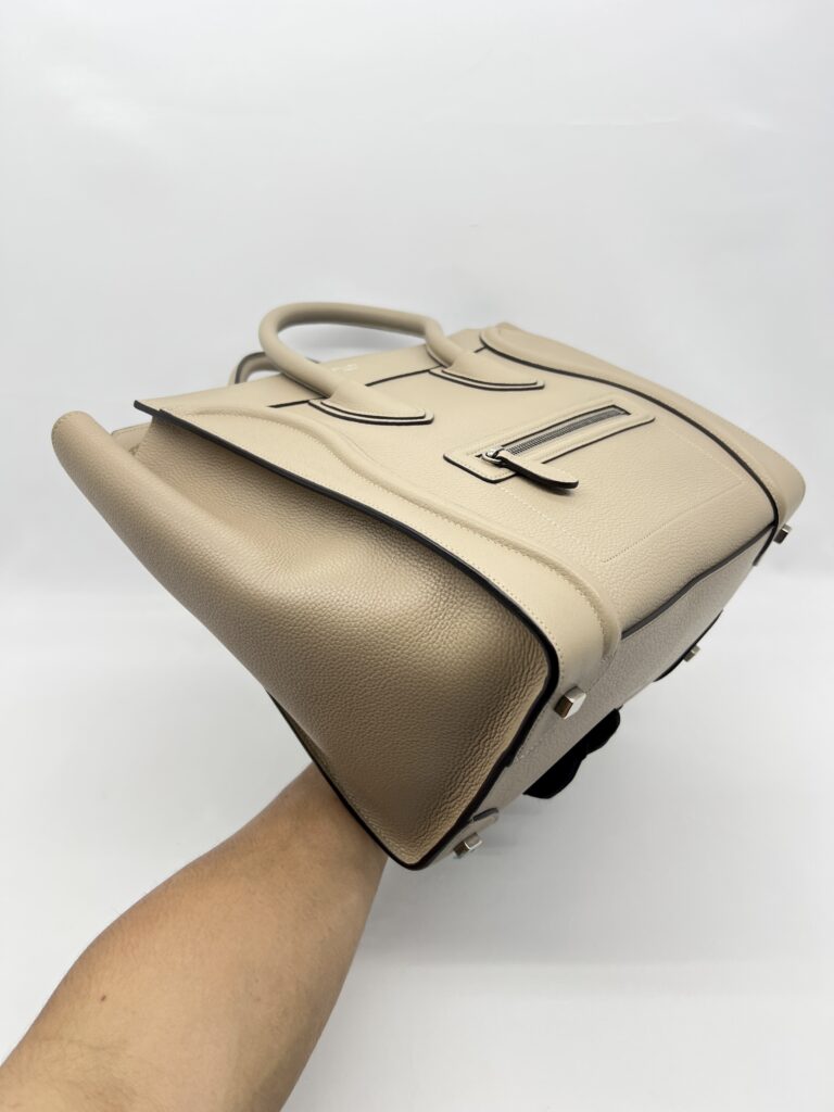 Celine Mini Luggage Taupe SHW