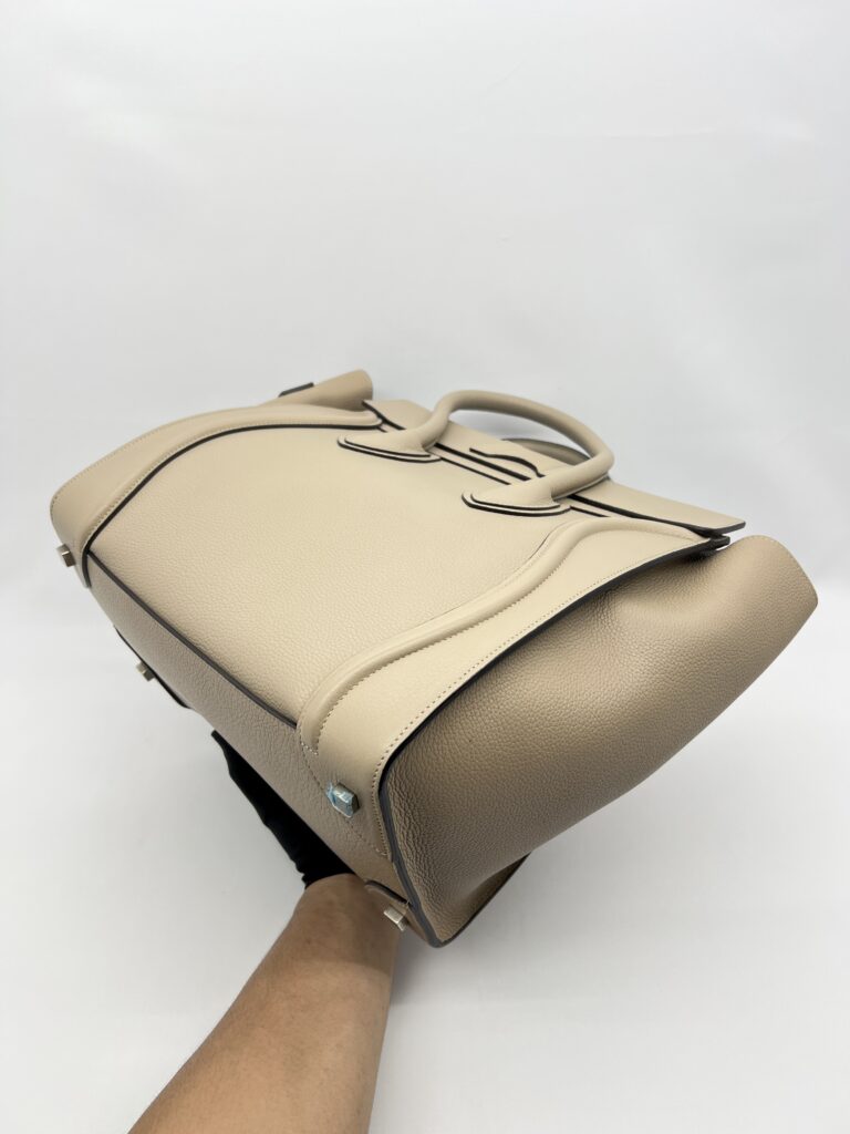 Celine Mini Luggage Taupe SHW