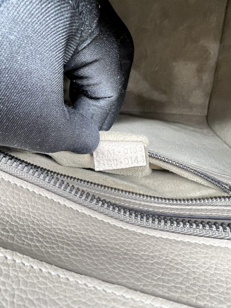 Celine Mini Luggage Taupe SHW