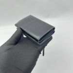Balenciaga Neo Classic Trifold Croco Embossed Black SHW