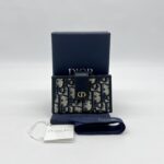 Dior 31 Montaigne Dandelion Canvas Oblique Navy GHW