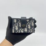 Dior 31 Montaigne Dandelion Canvas Oblique Navy GHW