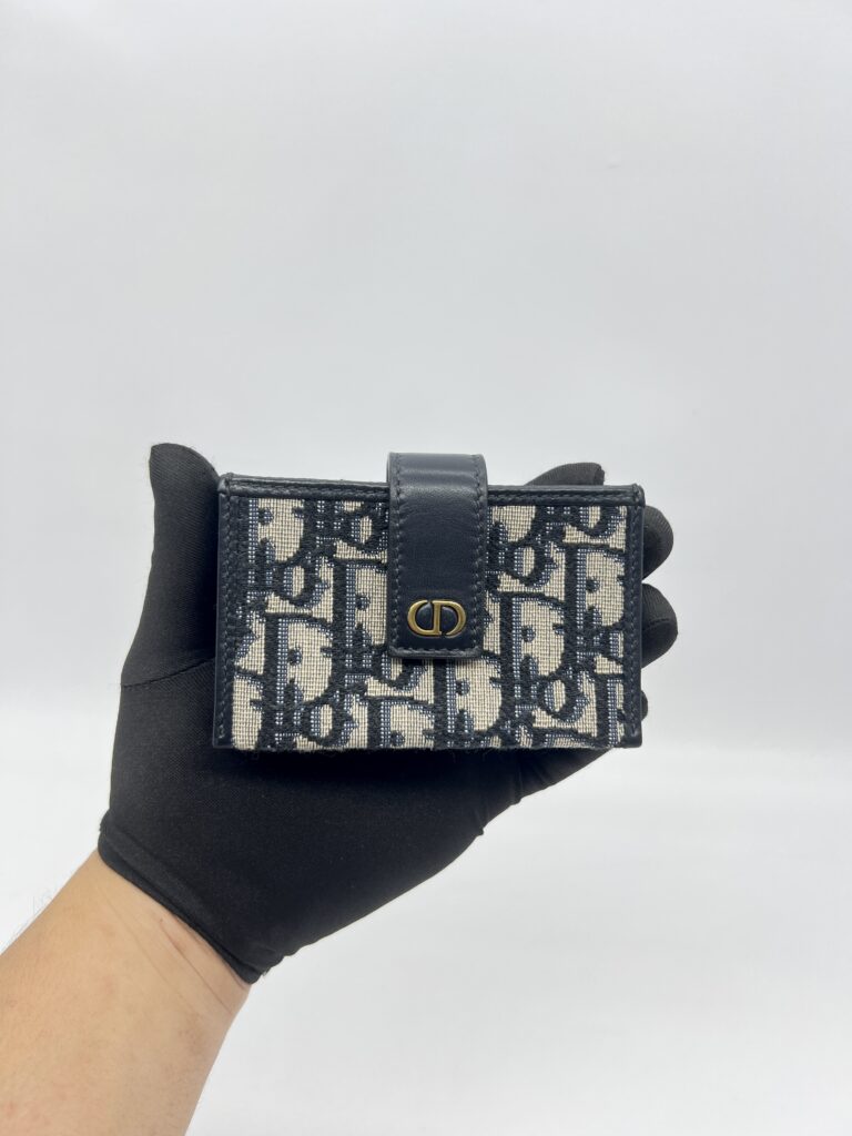 Dior 31 Montaigne Dandelion Canvas Oblique Navy GHW
