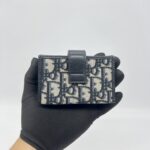 Dior 31 Montaigne Dandelion Canvas Oblique Navy GHW