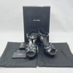 Saint Laurent Tribute Heels 85 Black