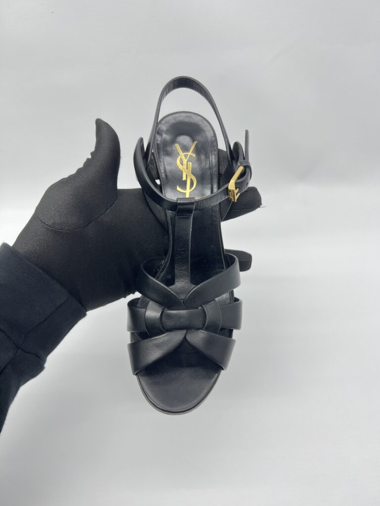 Saint Laurent Tribute Heels 85 Black