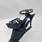 Saint Laurent Tribute Heels 85 Black