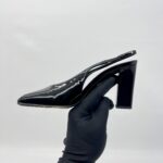 Prada Slingback Pumps Patent Black
