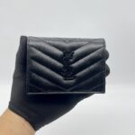 Saint Laurent Compact Wallet Black