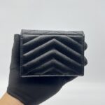 Saint Laurent Compact Wallet Black