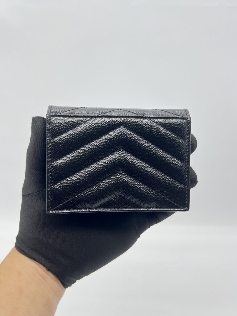 Saint Laurent Compact Wallet Black