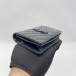 Saint Laurent Compact Wallet Black
