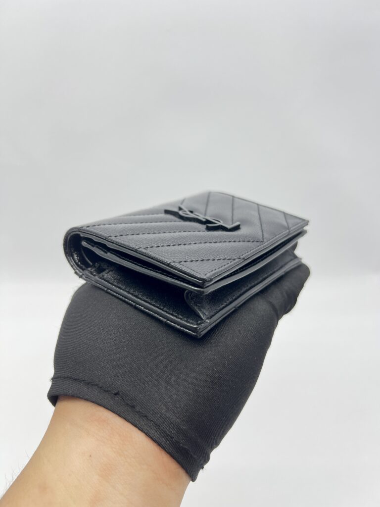 Saint Laurent Compact Wallet Black
