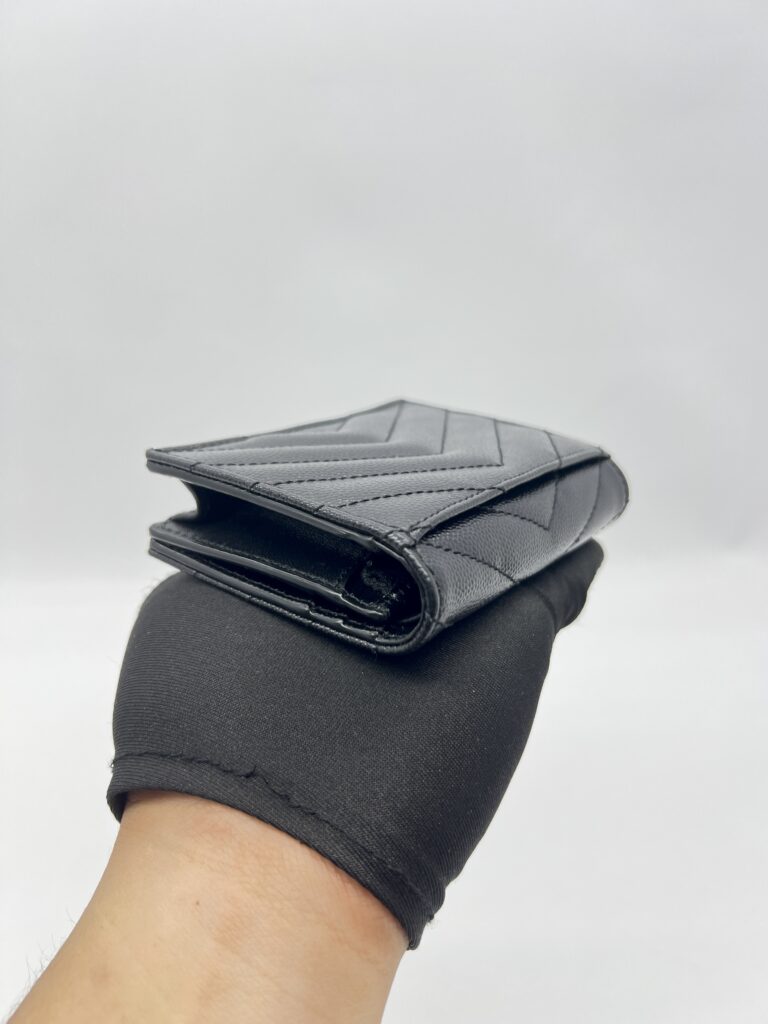 Saint Laurent Compact Wallet Black