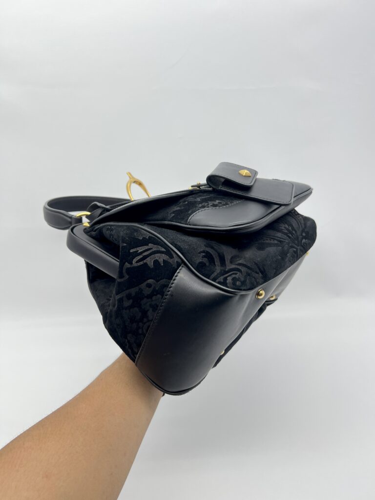 Gucci Lady Stirrup Bag Black GHW