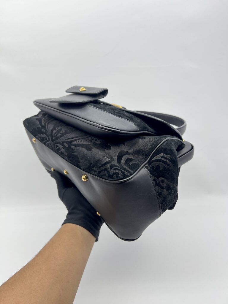 Gucci Lady Stirrup Bag Black GHW