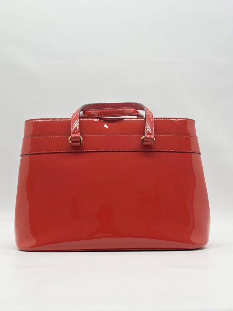 Gucci Horsebit Bright Bit Tote Vernis Red GHW