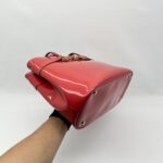 Gucci Horsebit Bright Bit Tote Vernis Red GHW
