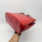 Gucci Horsebit Bright Bit Tote Vernis Red GHW