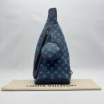 Louis Vuitton Duo Slingbag Monogram Shadow River Blue