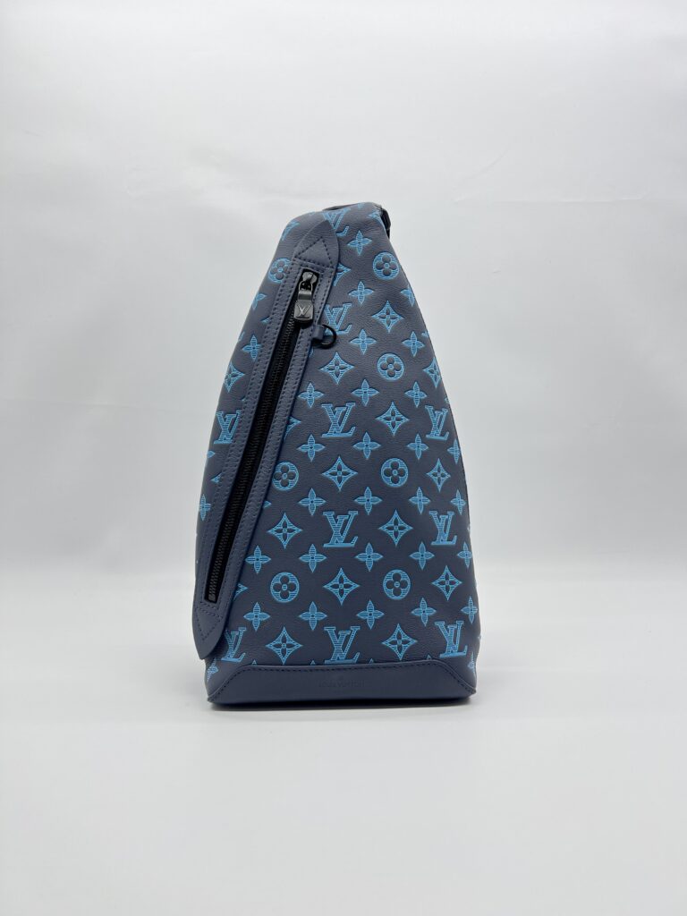 Louis Vuitton Duo Slingbag Monogram Shadow River Blue