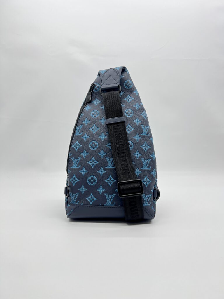 Louis Vuitton Duo Slingbag Monogram Shadow River Blue