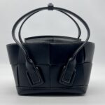 Bottega Veneta Arco Mini Black Intrecciato SHW