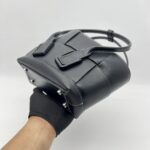 Bottega Veneta Arco Mini Black Intrecciato SHW