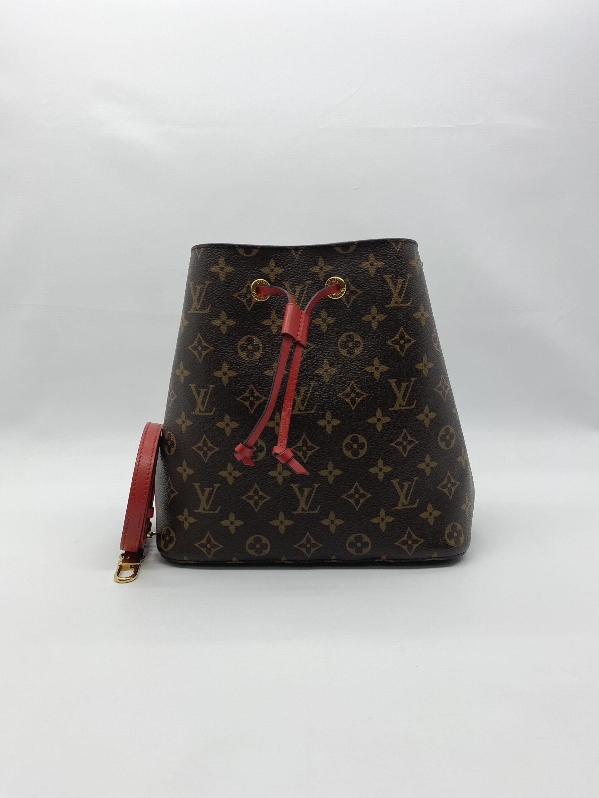 Louis Vuitton Neo Noe MM Monogram Coquelicot GHW