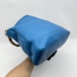 Gucci Diana Bamboo Handle Blue Pebbled
