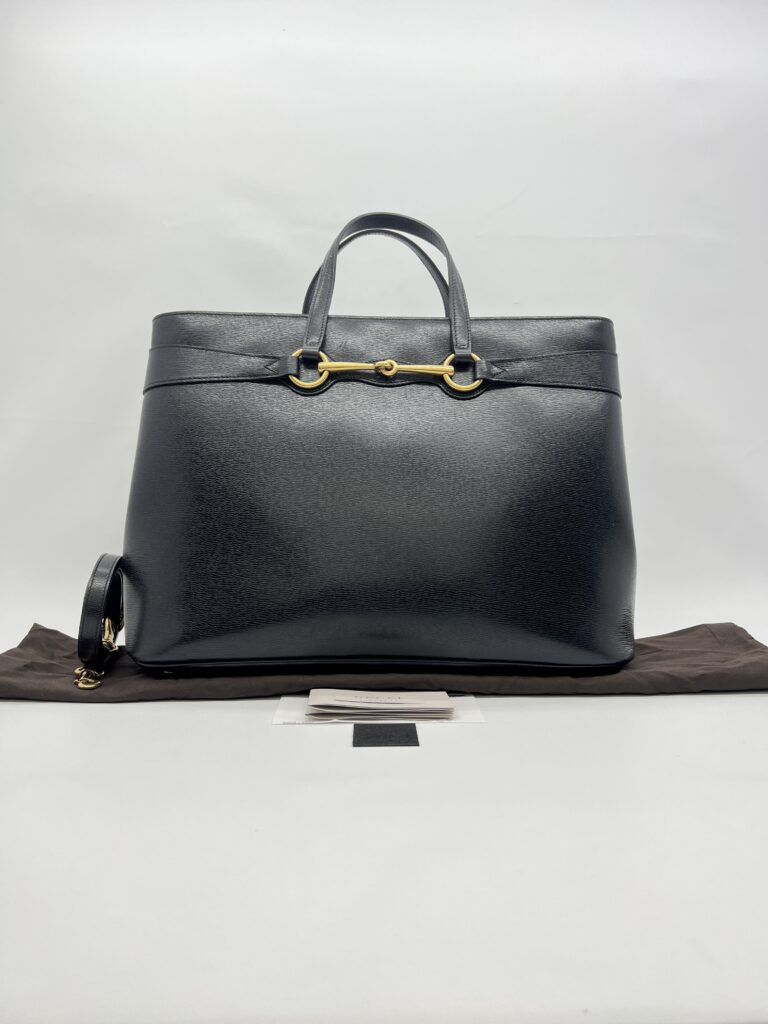 Gucci Bright Bit Tote Black GHW