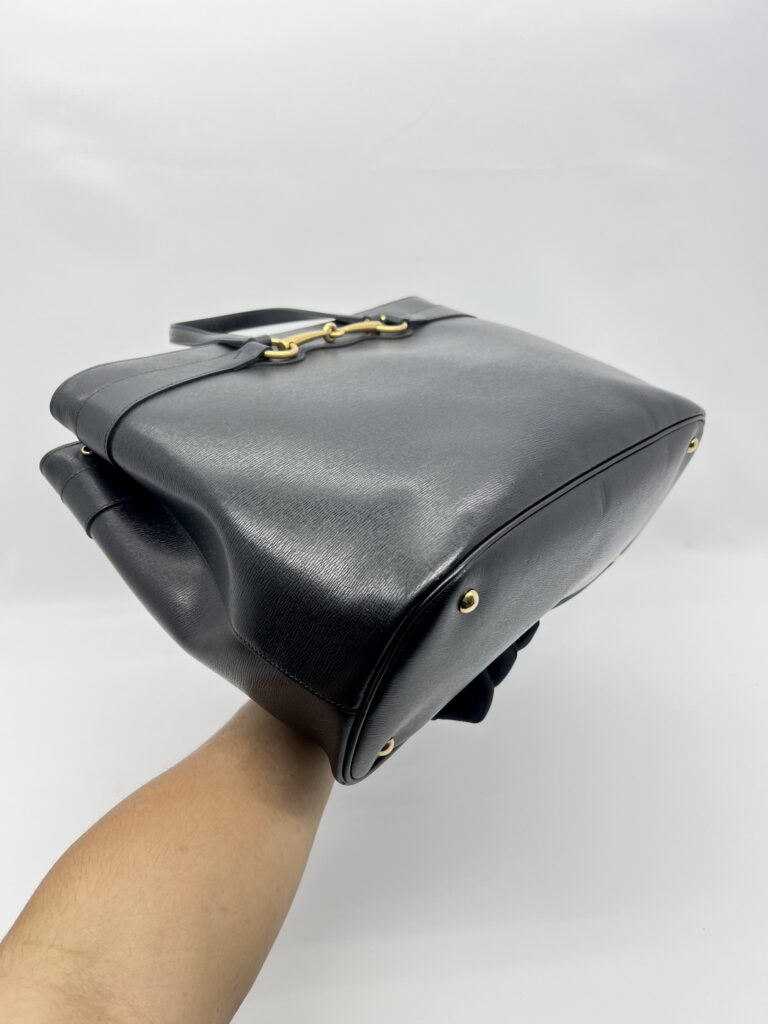 Gucci Bright Bit Tote Black GHW