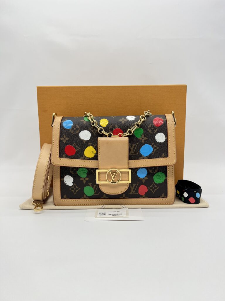 Louis Vuitton Dauphine MM X Yayoi Monogram GHW