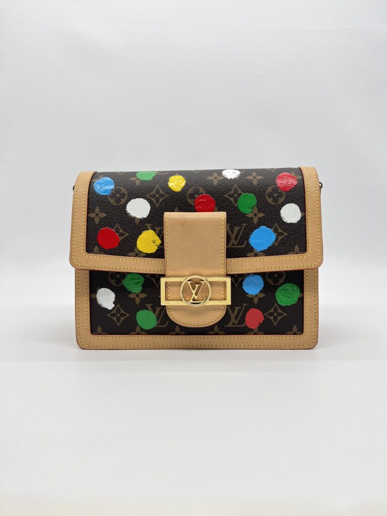 Louis Vuitton Dauphine MM X Yayoi Monogram GHW