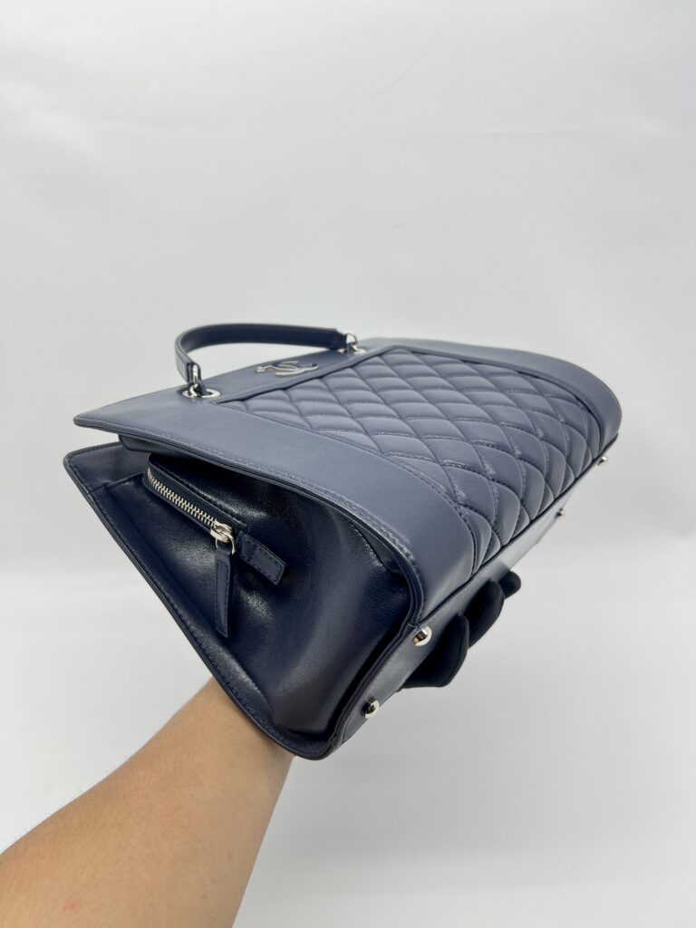 Chanel Mademoiselle Vintage Bag Navy SHW