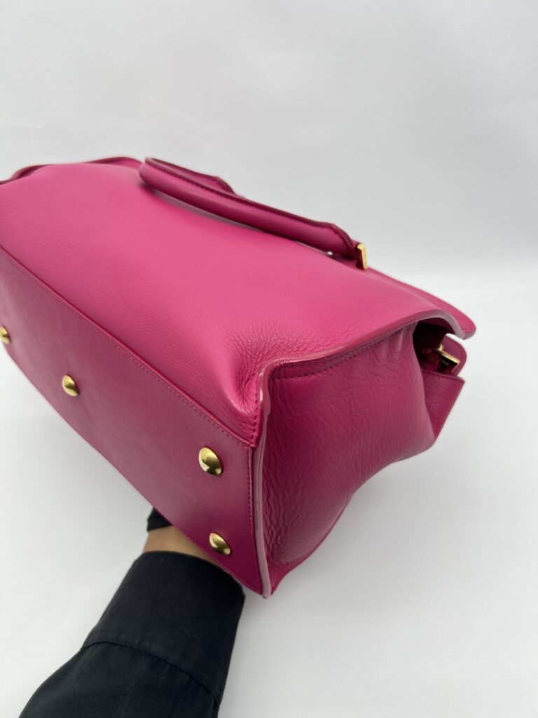 Saint Laurent Ligne Y Bag Pink Fichsia GHW