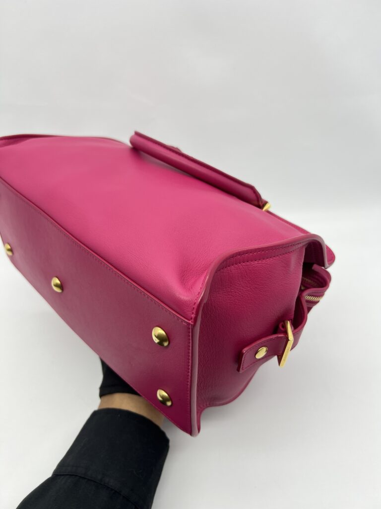 Saint Laurent Ligne Y Bag Pink Fichsia GHW