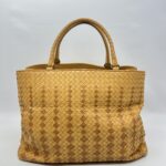Bottega Veneta Shopping Tote Yellow Brown