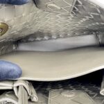 Bottega Veneta Small Andiamo Suede Intrecciato Cypress GHW
