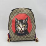 Gucci Bosco Backpack Cat GG Supreme Canvas