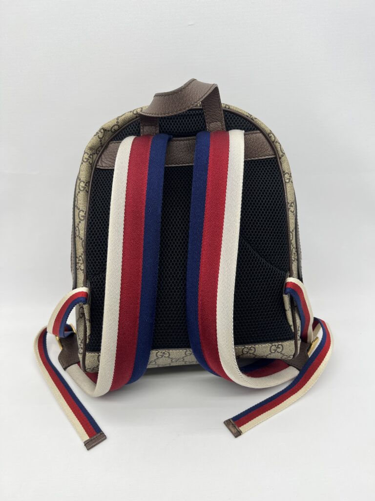 Gucci Bosco Backpack Cat GG Supreme Canvas