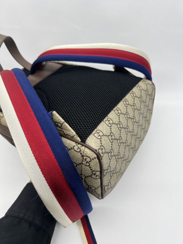 Gucci Bosco Backpack Cat GG Supreme Canvas