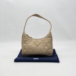 Prada Re-Edition Quilted Nylon Nude GHW